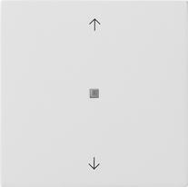 BP bascule 1x flèche OneKNX Gira F100 blanc