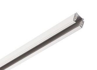 S-TRACK 3-circuit surface-mounted track, traffic white, 3m