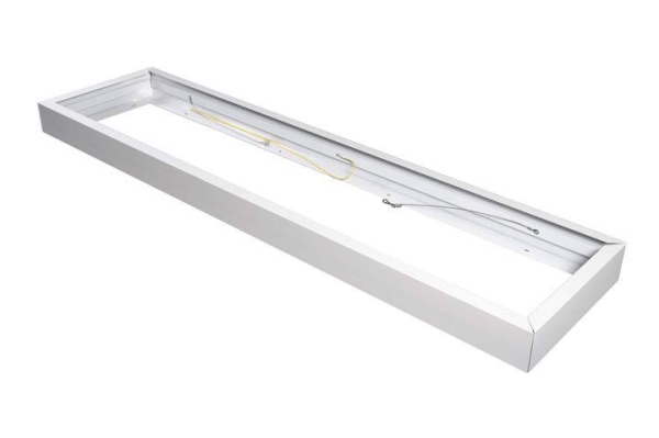 Cadre apparent Blanc pour dalle Led 30x120
