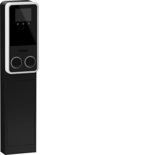 witty park 2 op voet, 2x22kW, 2 stopcontacten M3T2S