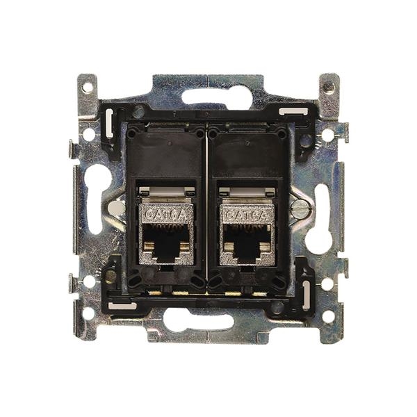 Prise 2X RJ45 Niko-compatible