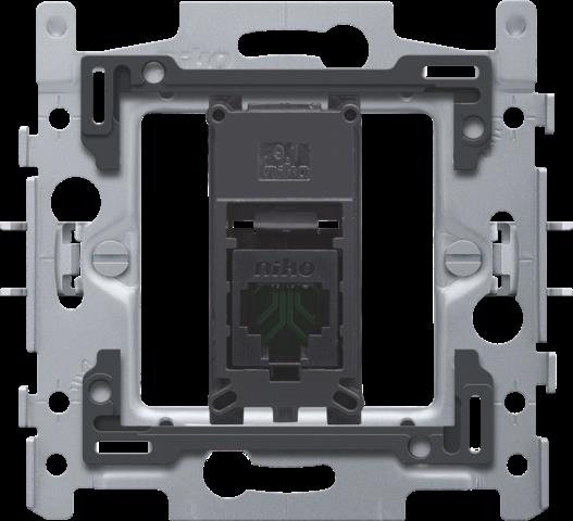 1 CONNEXION RJ45 UTP CAT. 5E, PLAT, 60X71, GRIFFES