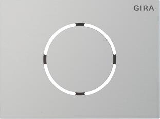 Plaq.front. mod.station porte System 106 aluminium