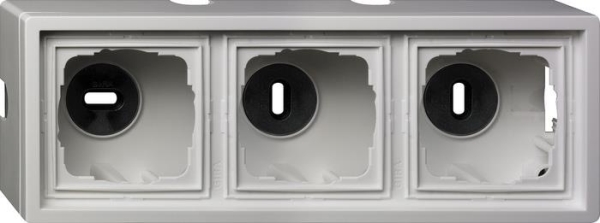 boît.AP + cadre 3x Gira F100 blanc