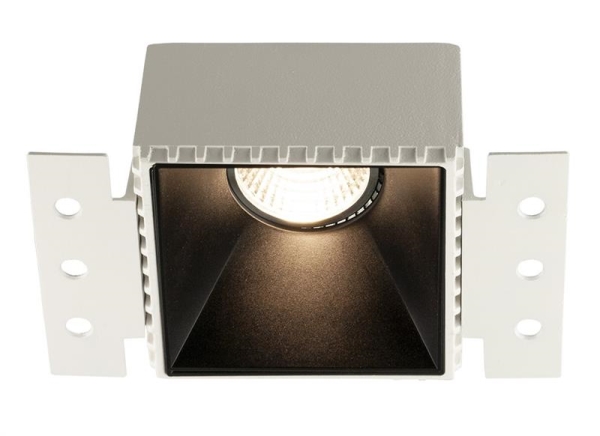 CASSO Square Black Trimless downlight encastré GU10 excl