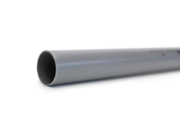 TUBE PVC RIGIDE 50MM GRIS  RAL/7037