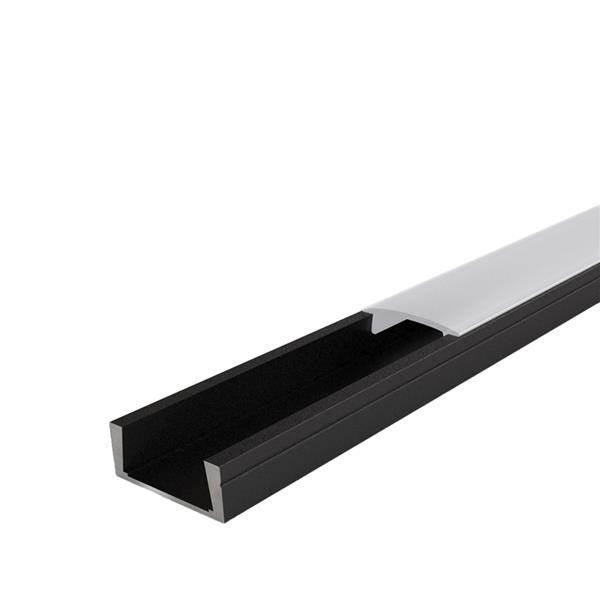 LEON Profilé Apparent 2m Noir