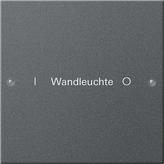 Jeu basc. 1x inscr. System 55 anthracite(laq.)