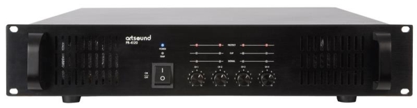 PR-4120, power amplifier, 100V, 4x 120W, XLR, 2U