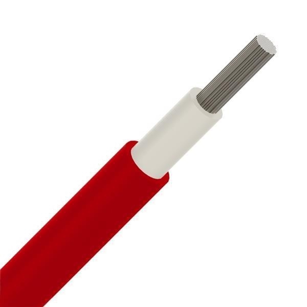CABLE SOLAR ROUGE CCA 10MM T 500M
