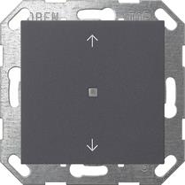 BP bascule 1x flèche OneKNX System 55 anthracite