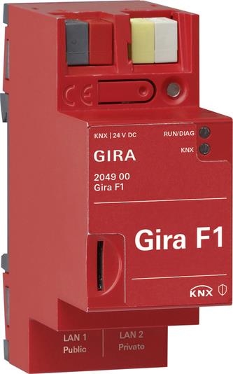 Gira F1 KNX rail DIN