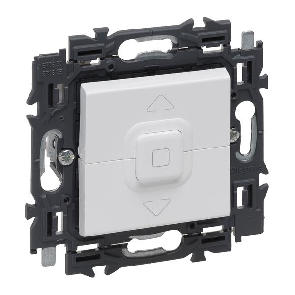 Val poussoir volets roulants app.complet blanc à griffes