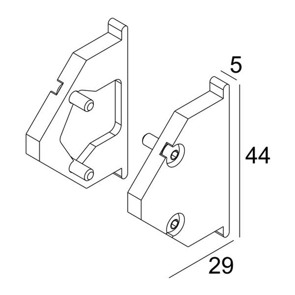 CNT-I - END CAP SET W