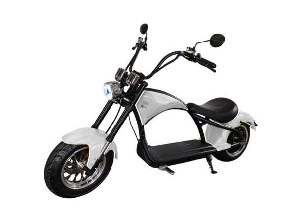 e-Rider moto éléctrique 2000W 60V/20Ah - Couleur : Blanc