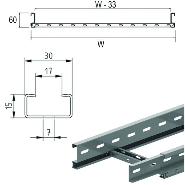 Cable ladder interlocking ends