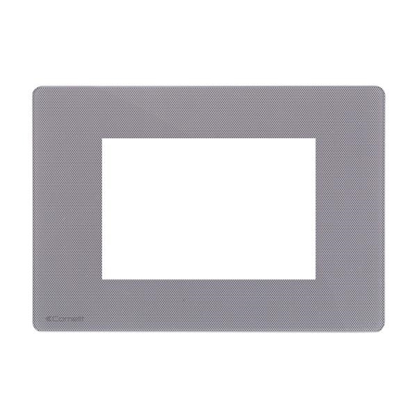 PLATINE GRAPHITE ONE COMP BTICINO AXOLUTE 3 MODULES