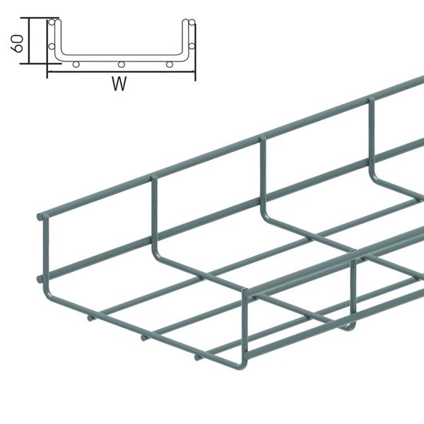 Wire cable tray for heavy duty