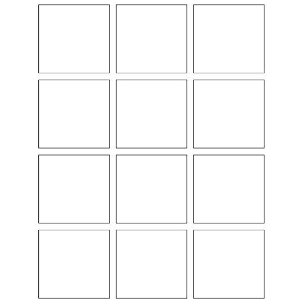 FEUILLES D'ÉTIQUETTES POUR PLATINE DE RUE QUADRA M