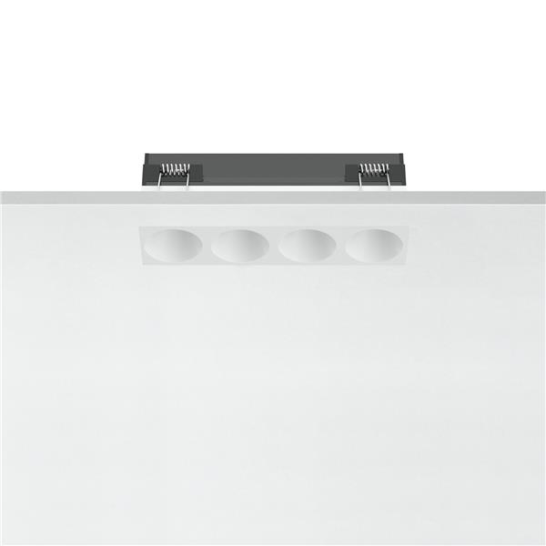 Light Shadow 4L NT blanc/blanc 10,4W - 741lm - 2700K - CRI> 90 - Faisceau° 33