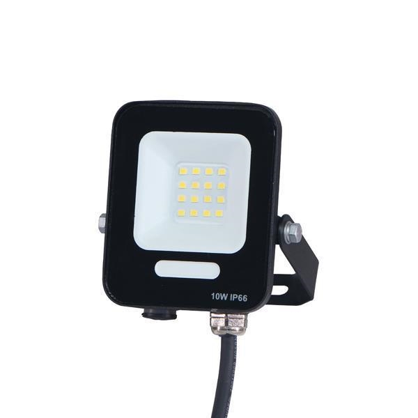 PROJECTEUR LED 10W 3000K IP66 NOIR