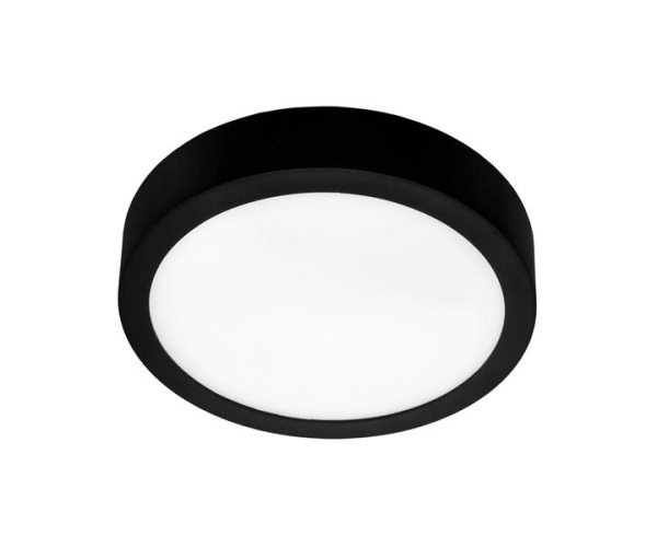 MOON CCT rond diam. 240mm - 18W - noir - apparent -IP54