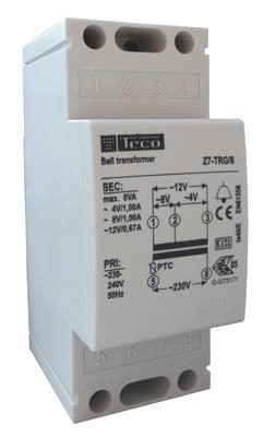 Beltransformator Teco 24VA 230VAC-12/24VAC