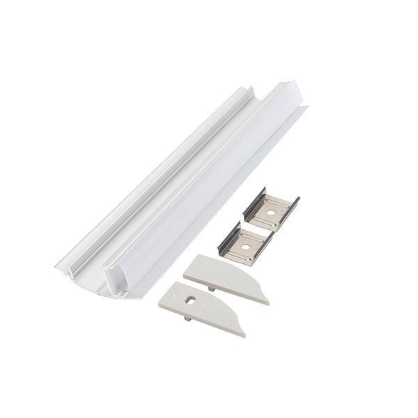 PROFILE ALU APPARENT ECLAIRAGE CACHE 17x42mm (INT 12,6mm) IP20