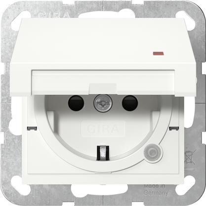 SCHUKO clap. témoin + SH System 55 blanc