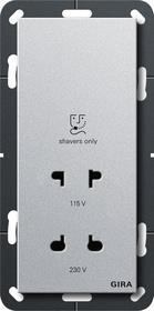 prise rasoir 115 - 230 V System 55 t.alu