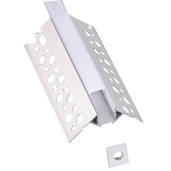 PROFILE ENCASTRE GYPROC 45° 2m ALU