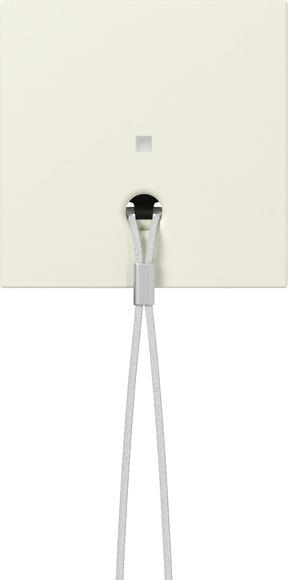 cache fen.contr. int.tirette System 55 blanc crème