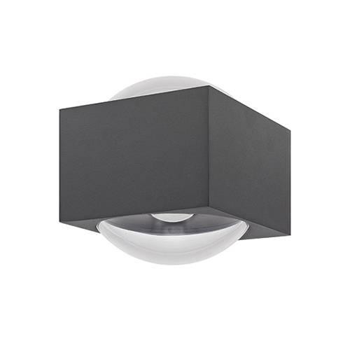 KOS 2 S 2x6W 2x685Lm 3000K IP65 Anthracite