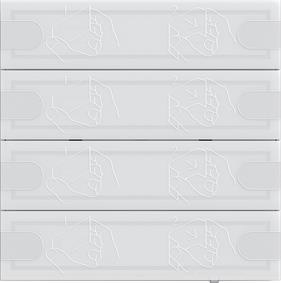 Tastsens.4 Komfort 4x OneKNX TS4 blanc