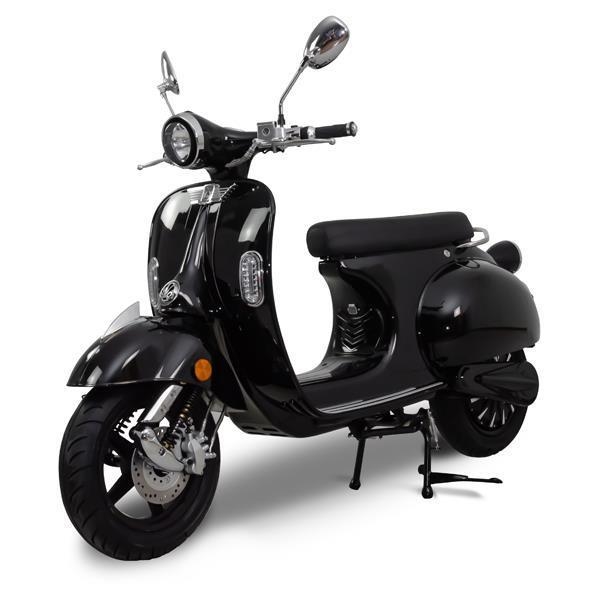 MOTO ELECTRIQUE STYLE VINTAGE NOIR EV3000W