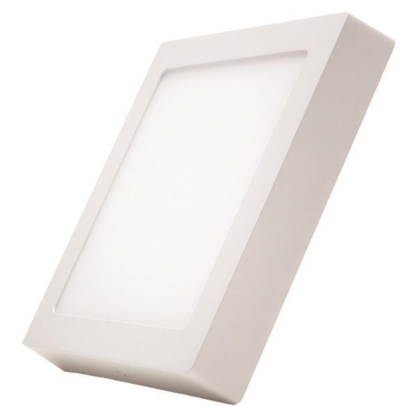 SPOT LED CARRE APPARENT BLANC 225X225 20W 6500K 220V