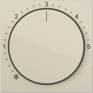 cache TA System 55 blanc crème