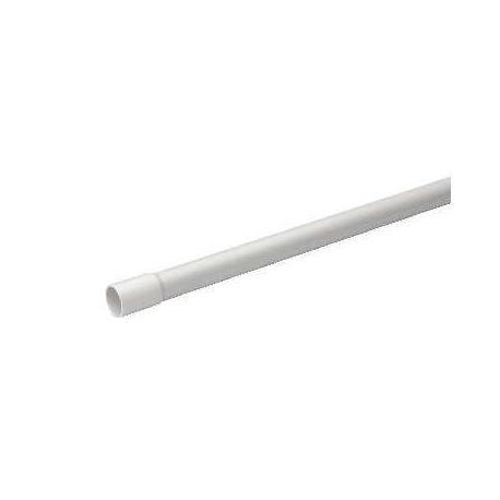 TUBE PVC RIGIDE TULIPE SANS HALOGENE AVEC EMBOUT EMBOITABLE 20MMRAL 7035  botte de 111M