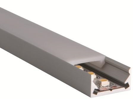 PROFIL ALU 300CM POUR PROLED FLEX STRIPS ALU