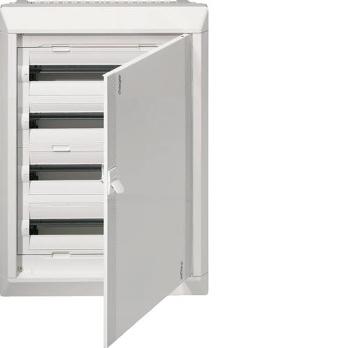 Coffret encastré vega D 4R. 96M.. - porte pleine