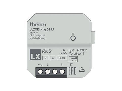 *4800670* - Variateur de lumière radio encastré 1 canal 230VAC 50-60HZ 250W