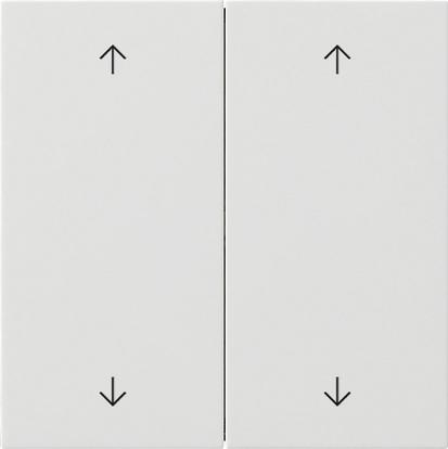 bascule 2x flèches Gira F100 blanc