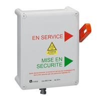 Coffret coupue PV pompiers pour résidentiel