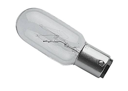 LAMP BA15D  22X65MM  230V. 15 WATT (10)