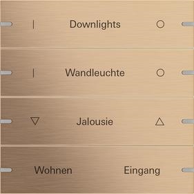 set bascules 4x pers. Tastsens.4 TS4 bronze