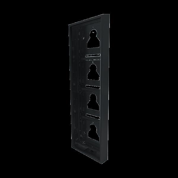 BOëTIER EN SAILLIE 4 MODULES ULTRA NOIR