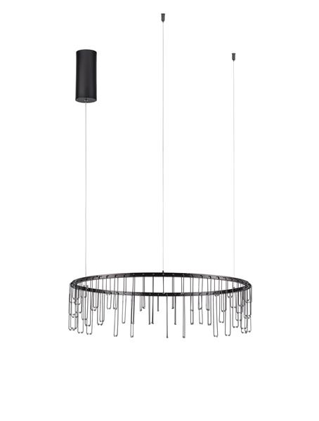 Triac Dimmable
Black Chrome Copper
LED 25 Watt 220-240 Volt 1875Lm
3000K IP20 
D:65  H:150 cm