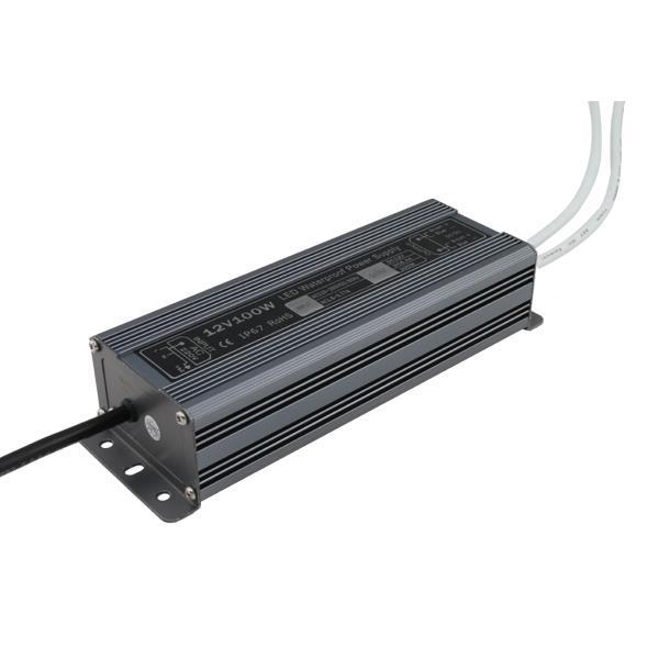 TRANSFORMATEUR 12V DC 100W IP67