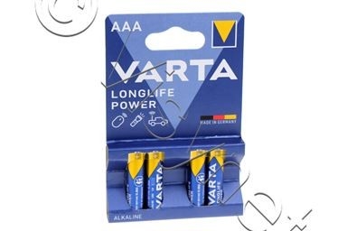 PILE VARTA ALKALINE LR03 AAA 4pcs
