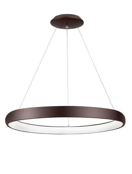 ALBI Triac Dimmable Coffee Brown Aluminium & Acrylic LED 80 Watt 230 Volt 4000Lm 3000K IP20 D: 81 H: